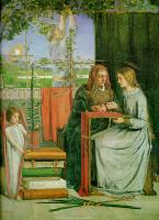 Rossetti, Dante Gabriel - The Girlhood of Mary Virgin